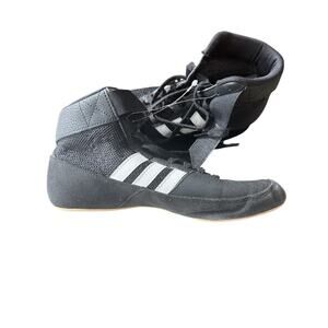 AdidasHVC Wrestling Lutte Shoe Black/White Men's Size 7.5